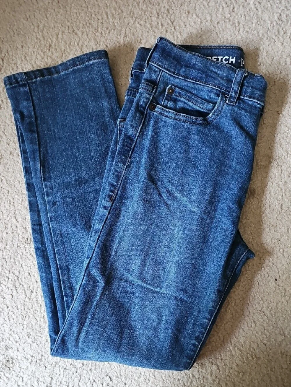 The Children's Place Boys' Dark Blue Straight Jeans